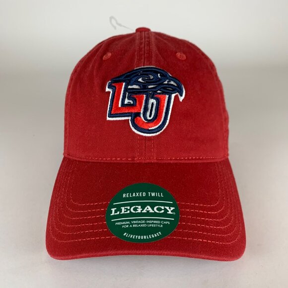 Liberty Flames NCAA Red Legacy Relaxed Fit Strapback Adjustable Hat New - Picture 2 of 5